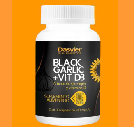 Ajo Negro con Vitamina D3